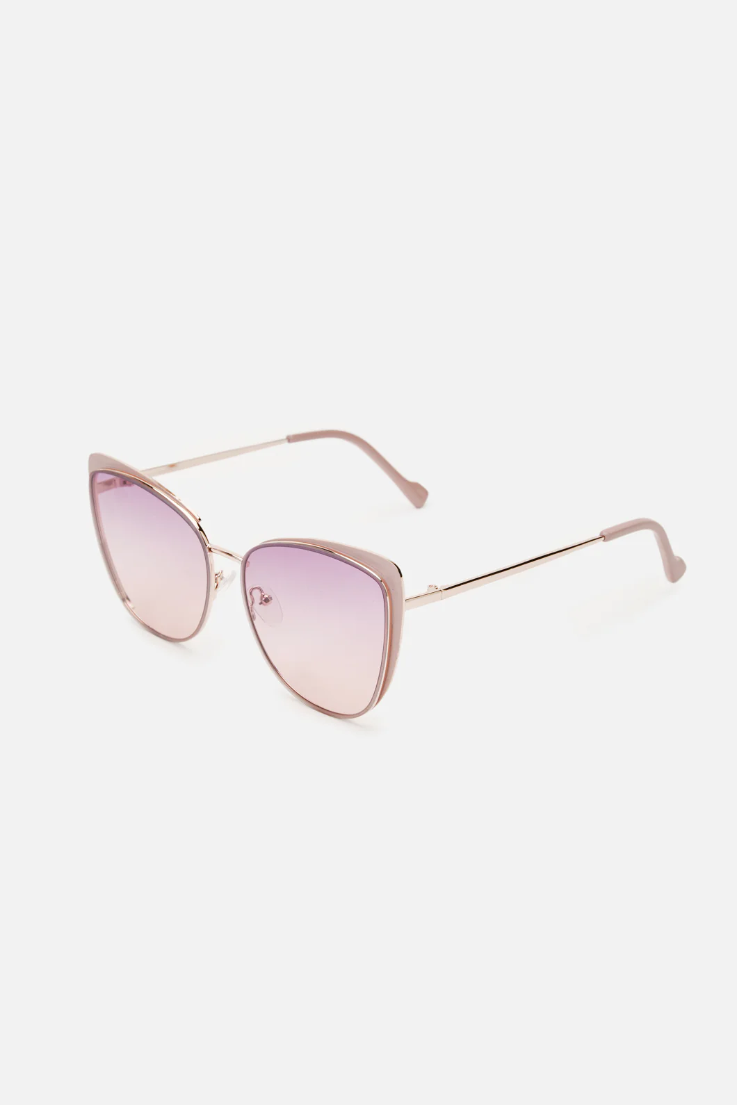 Pink Angled Sunglasses
