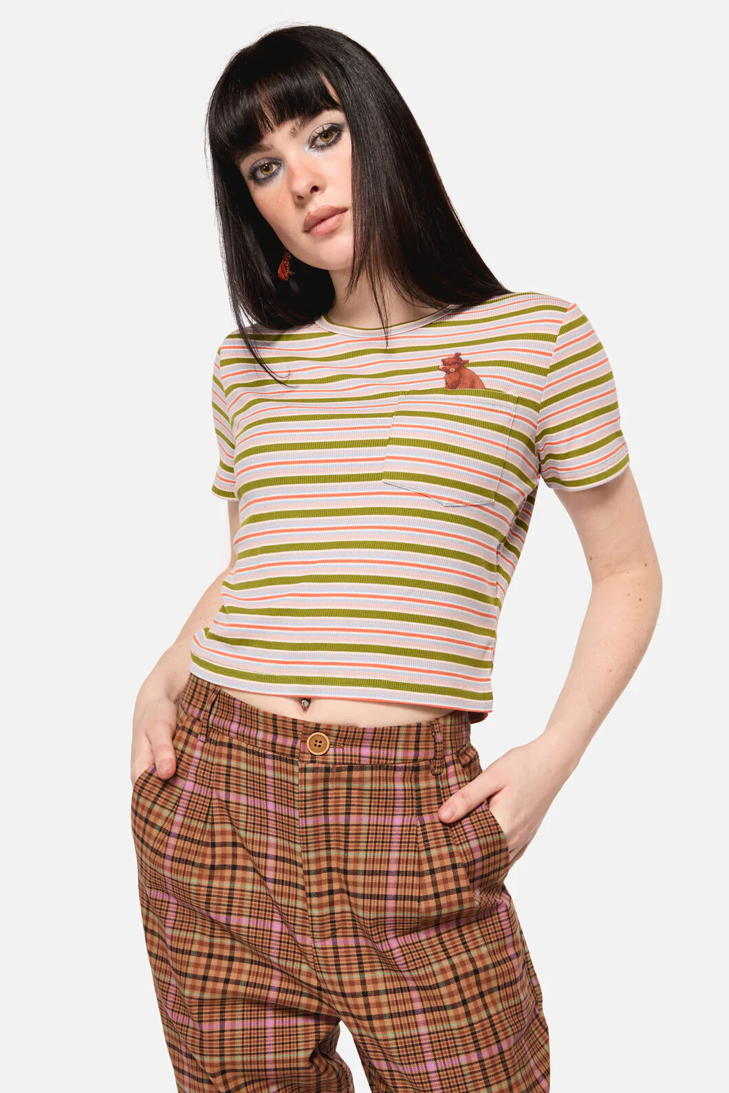 Grazing Stripe Pocket Tee