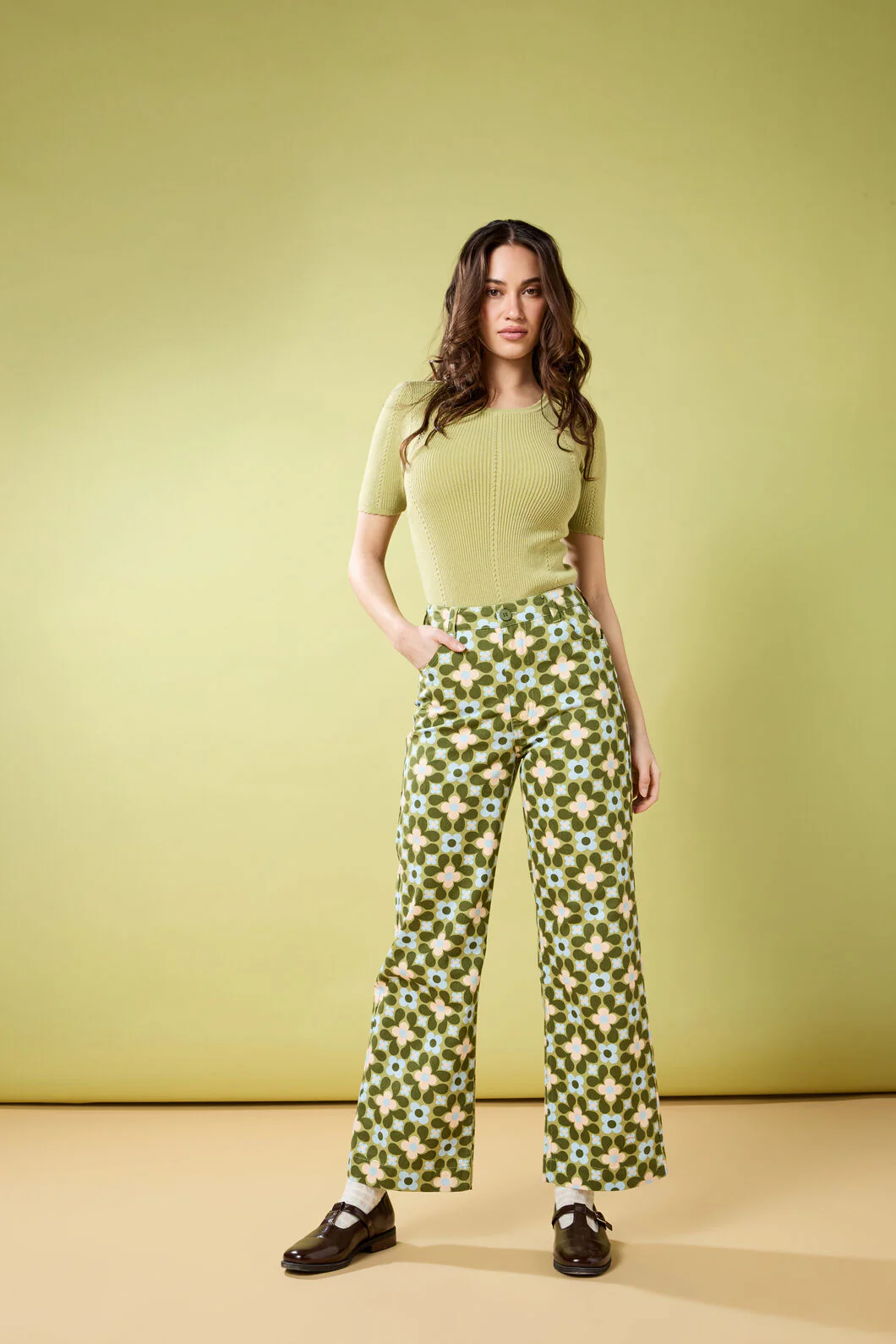 Ginny 60's Printed Jean