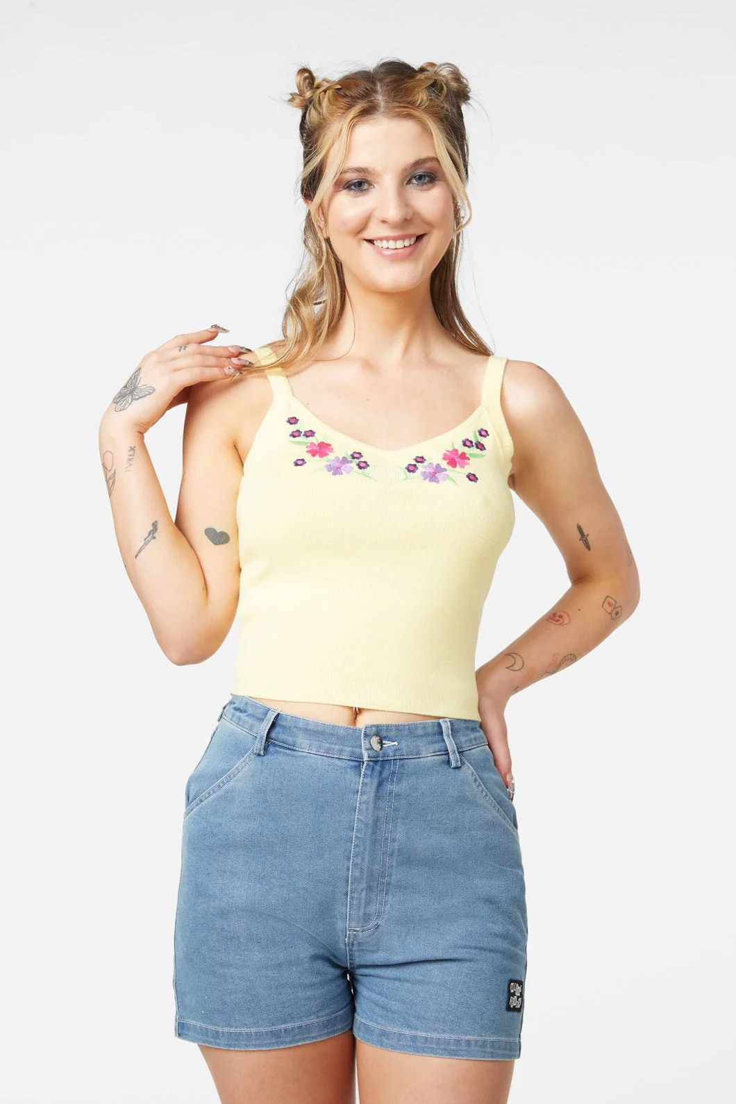 Caposhi Knitted Sleeveless Top