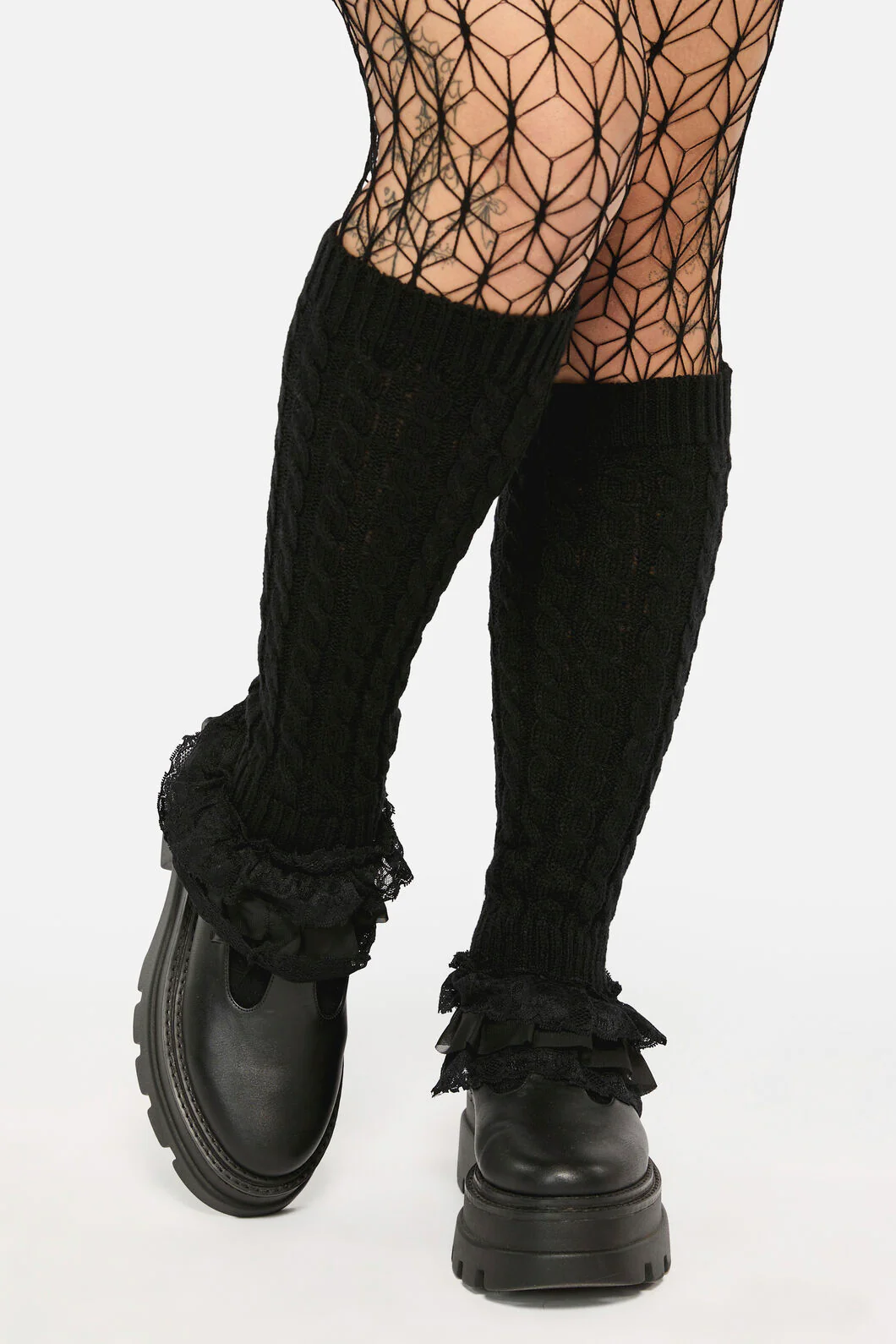 Lace Bottom Leg Warmers