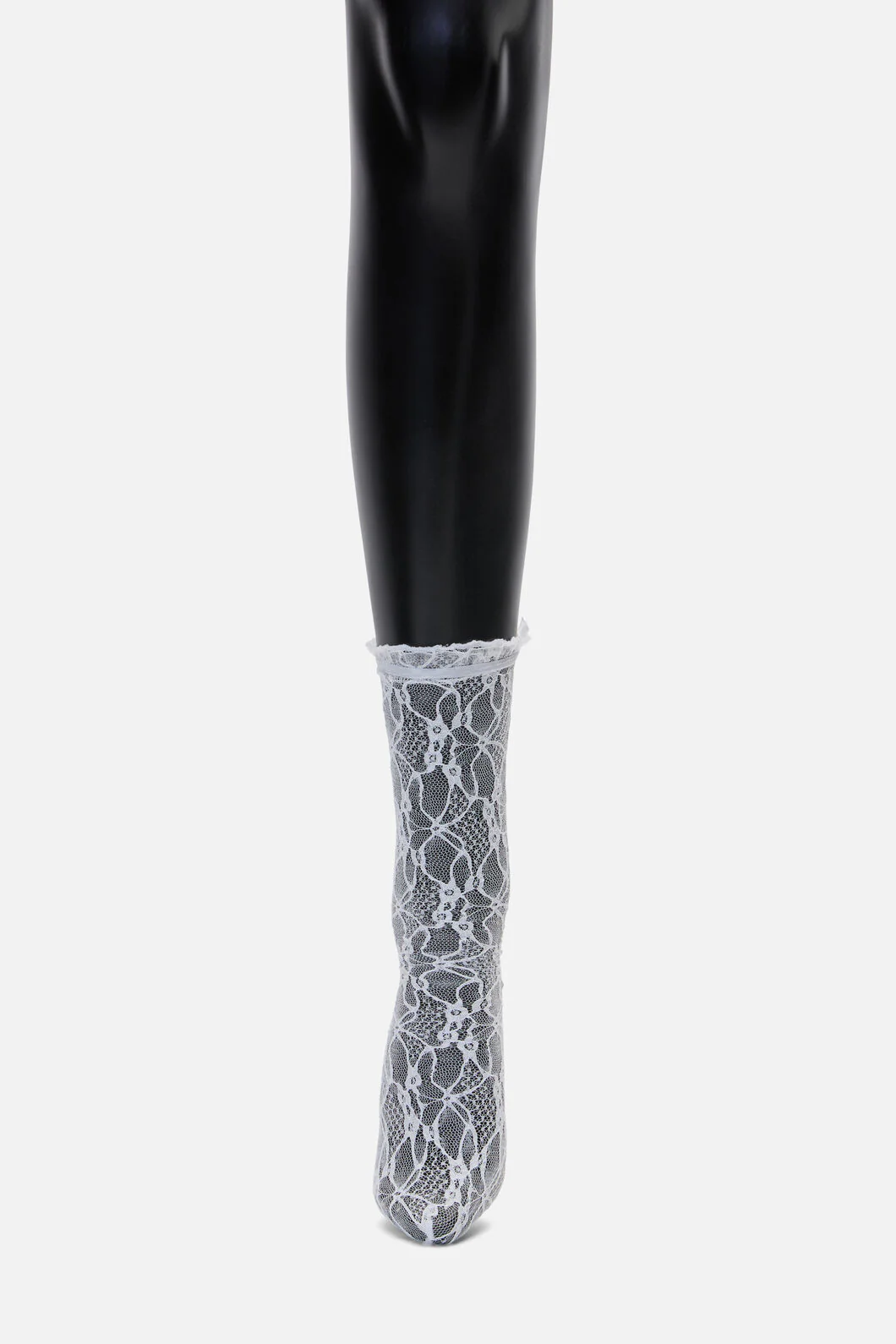 White Lacey Lace Sock