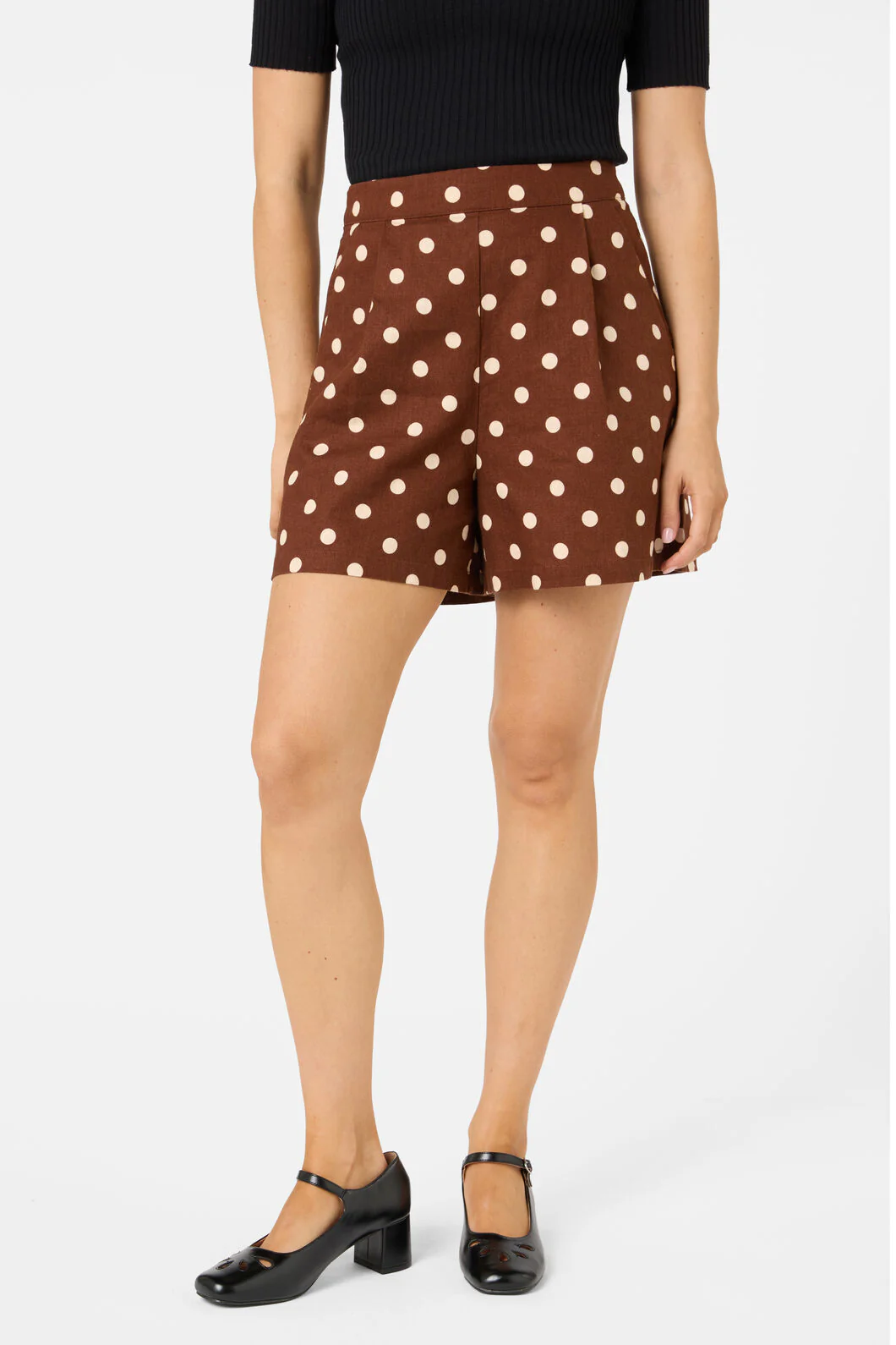 Polka Dot A Line Shorts