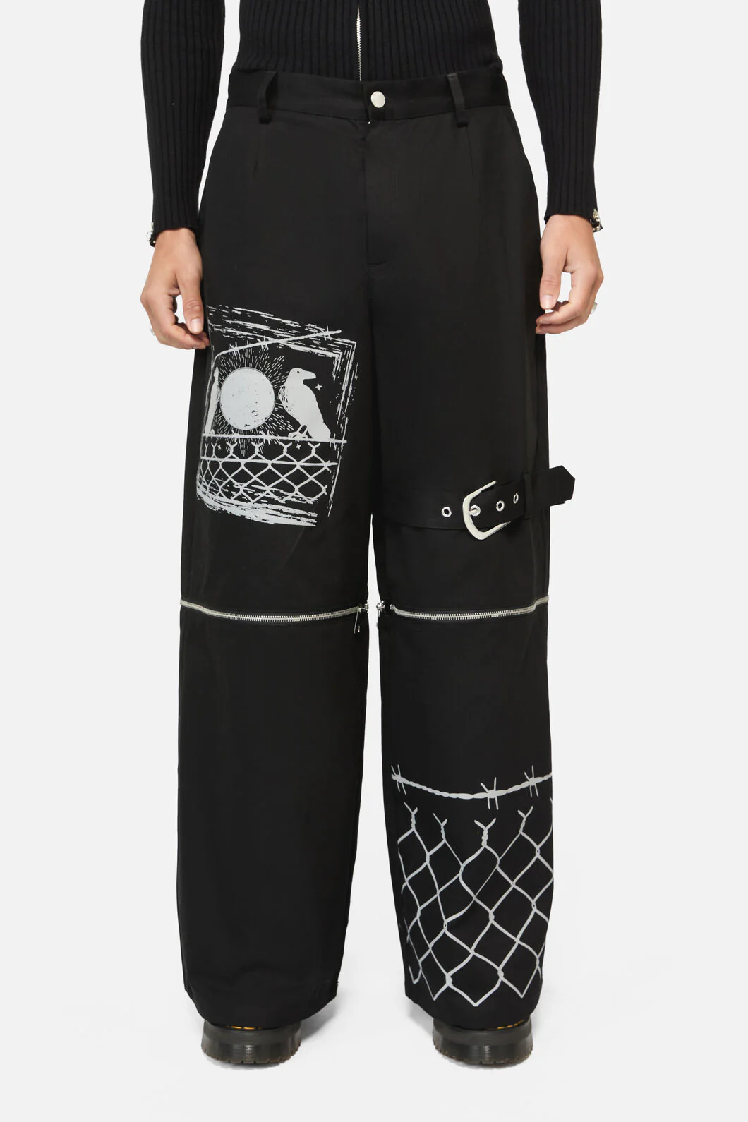 Murder Of Crows Zip Off Pant