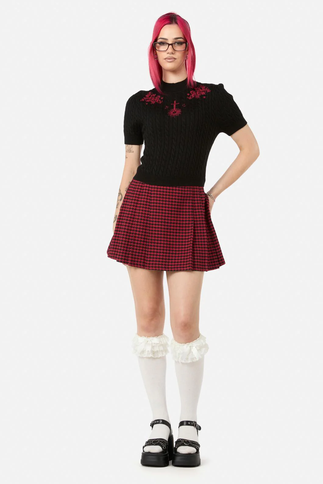 Grace Cable Knit Top