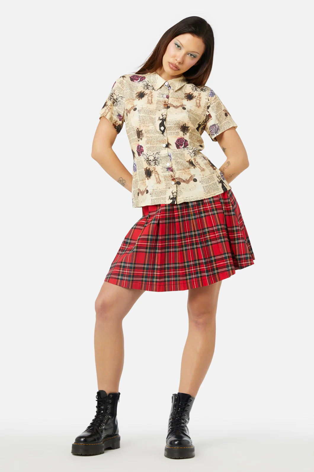 Ruled Journal Blouse