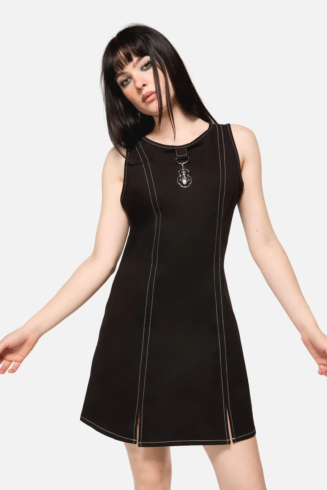 Dark Pieridae Charm Basic Dress