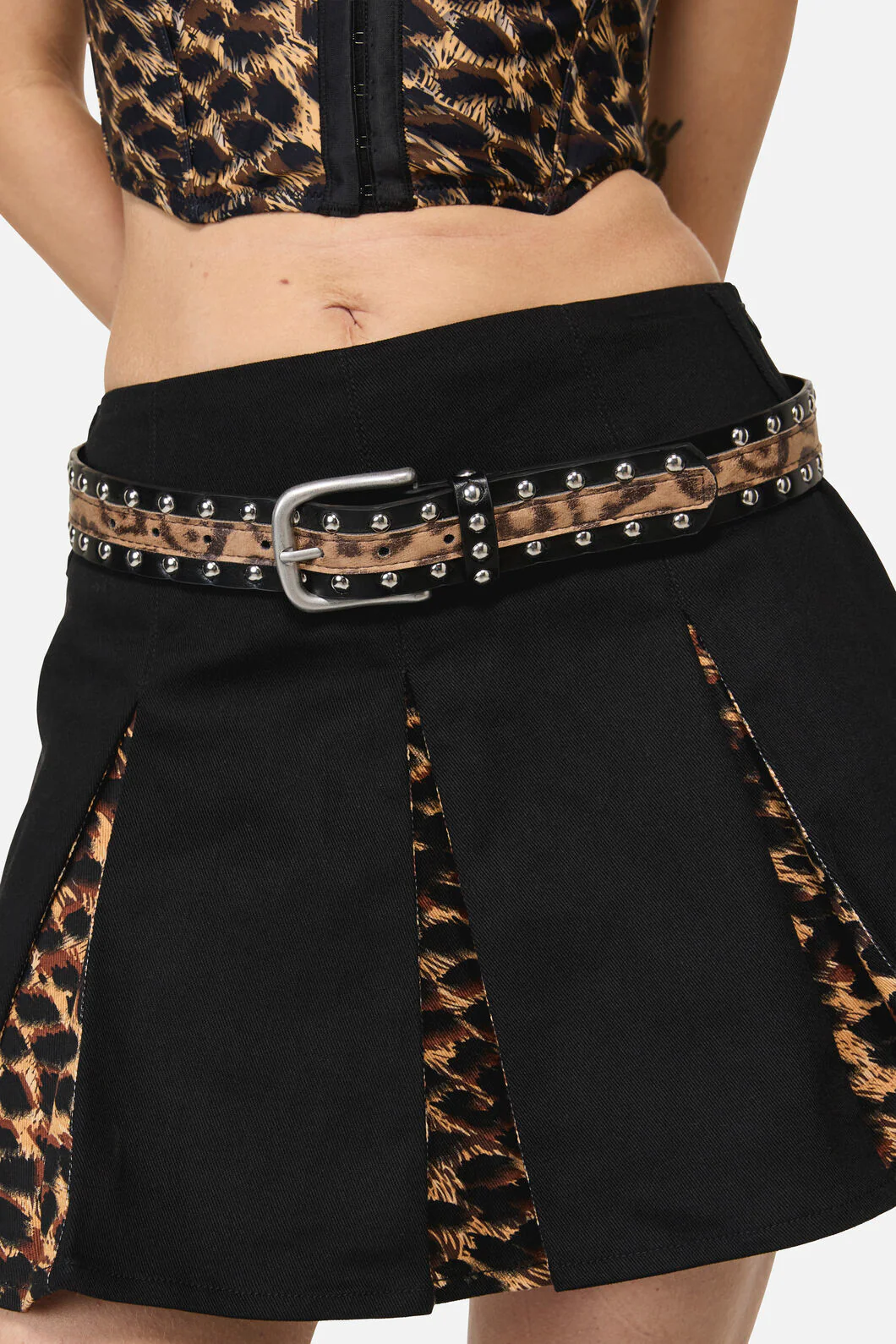 Leopard Stud Belt