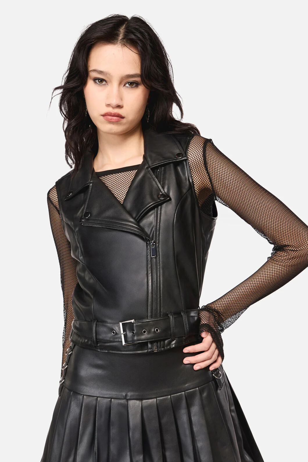 Hallows D-Ring PU Vest