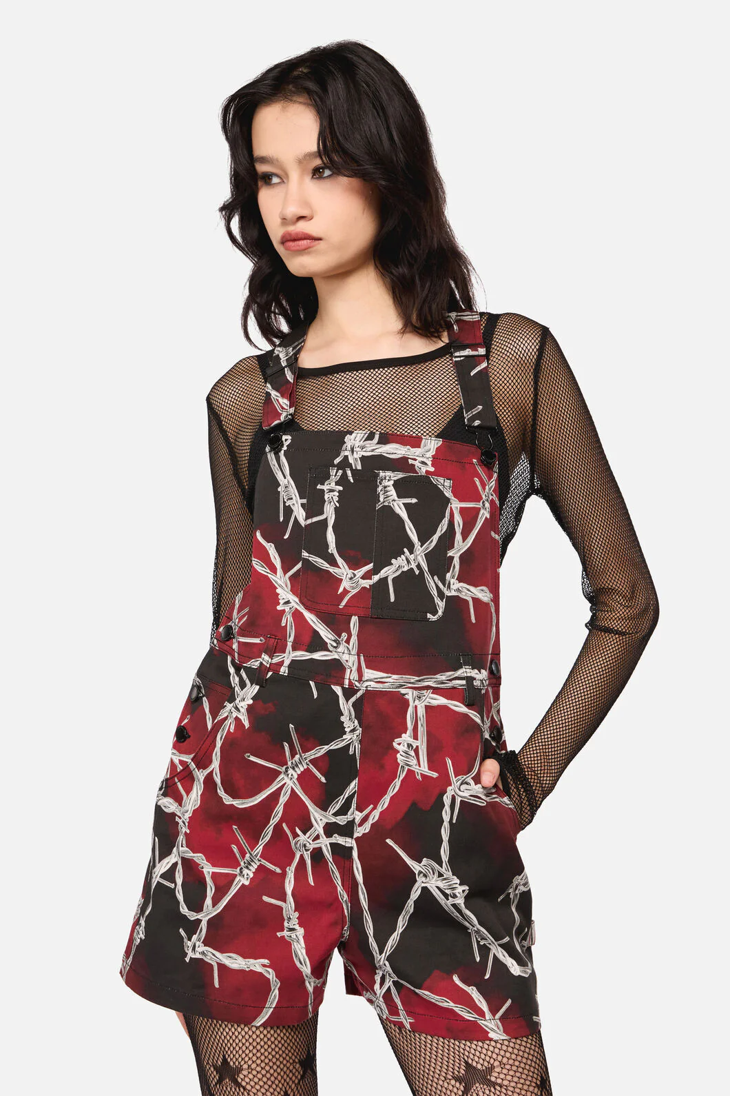 Sharp Hearted Short Overall