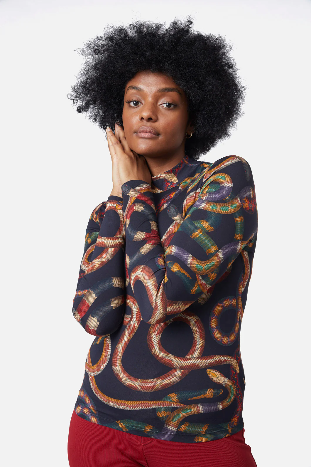 Serpent Jersey Fitted Skivvy