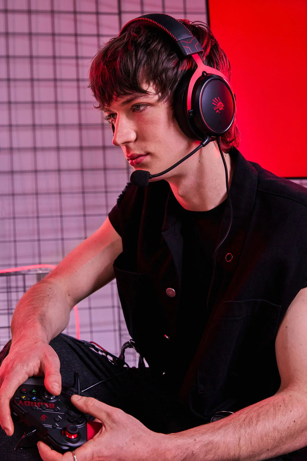 M590i Gaming USB Headphone (Sports red)