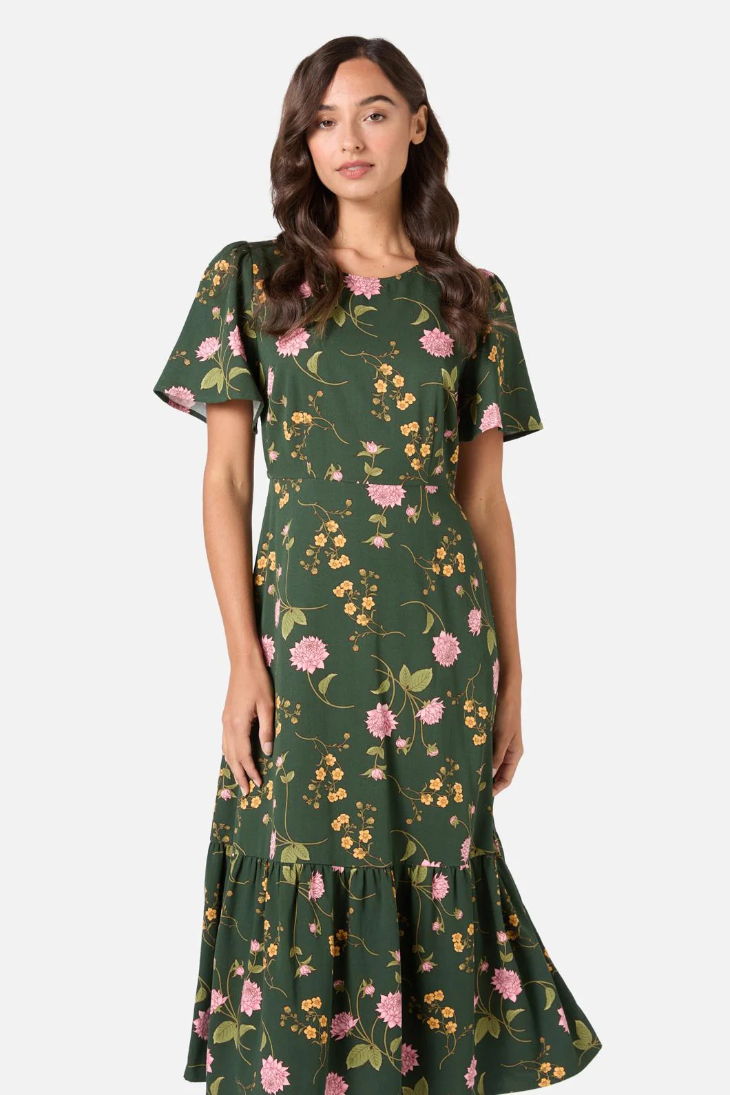Esmerelda Floral Midi Dress