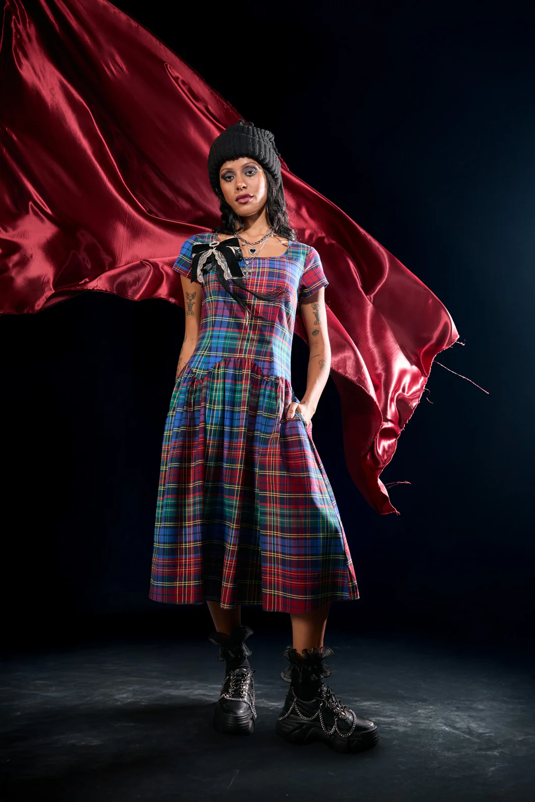 Sainted Tartan Dress