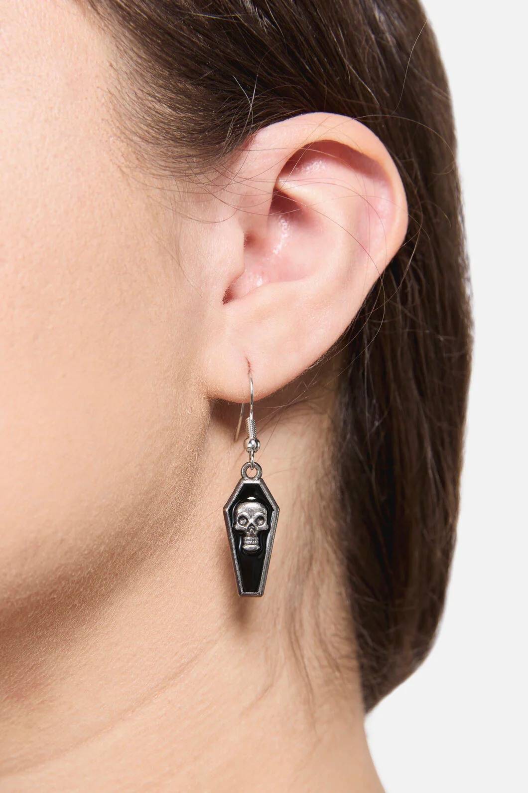Skull Coffin Earrings