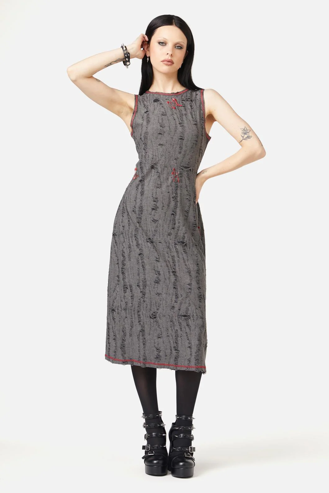 Lock Picker Distressed Dress
