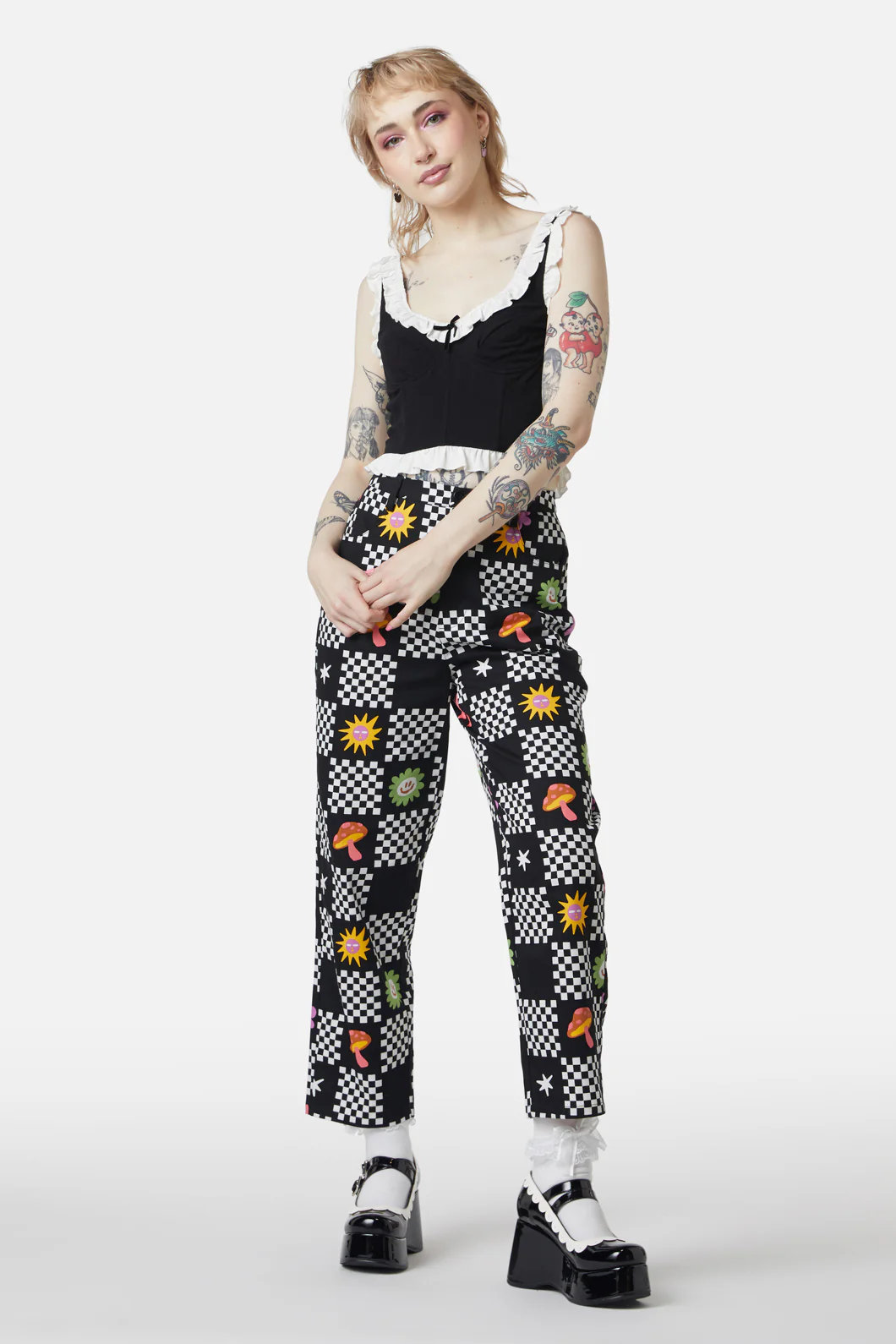 Theos Picnic Ruffle Corset