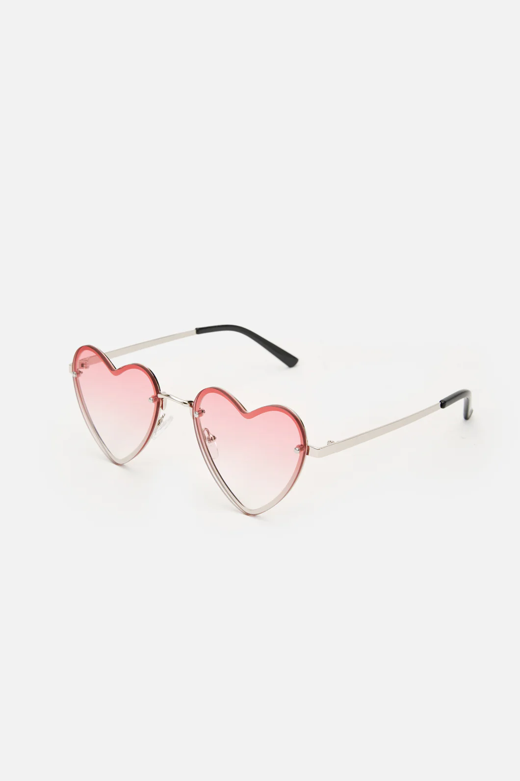 Rose Fade Heart Sunglasses