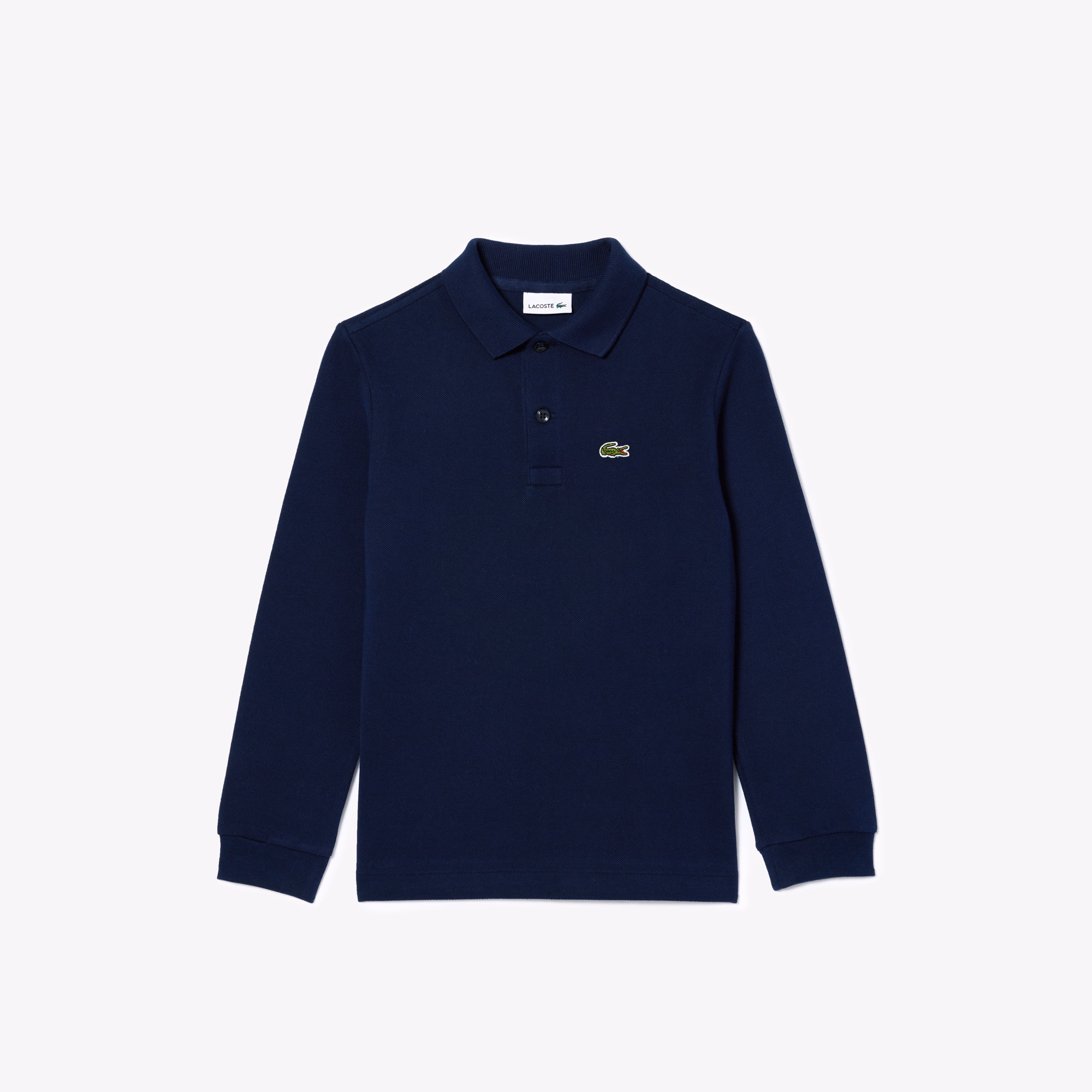 Kids' Long Sleeve Petit Piqué Polo