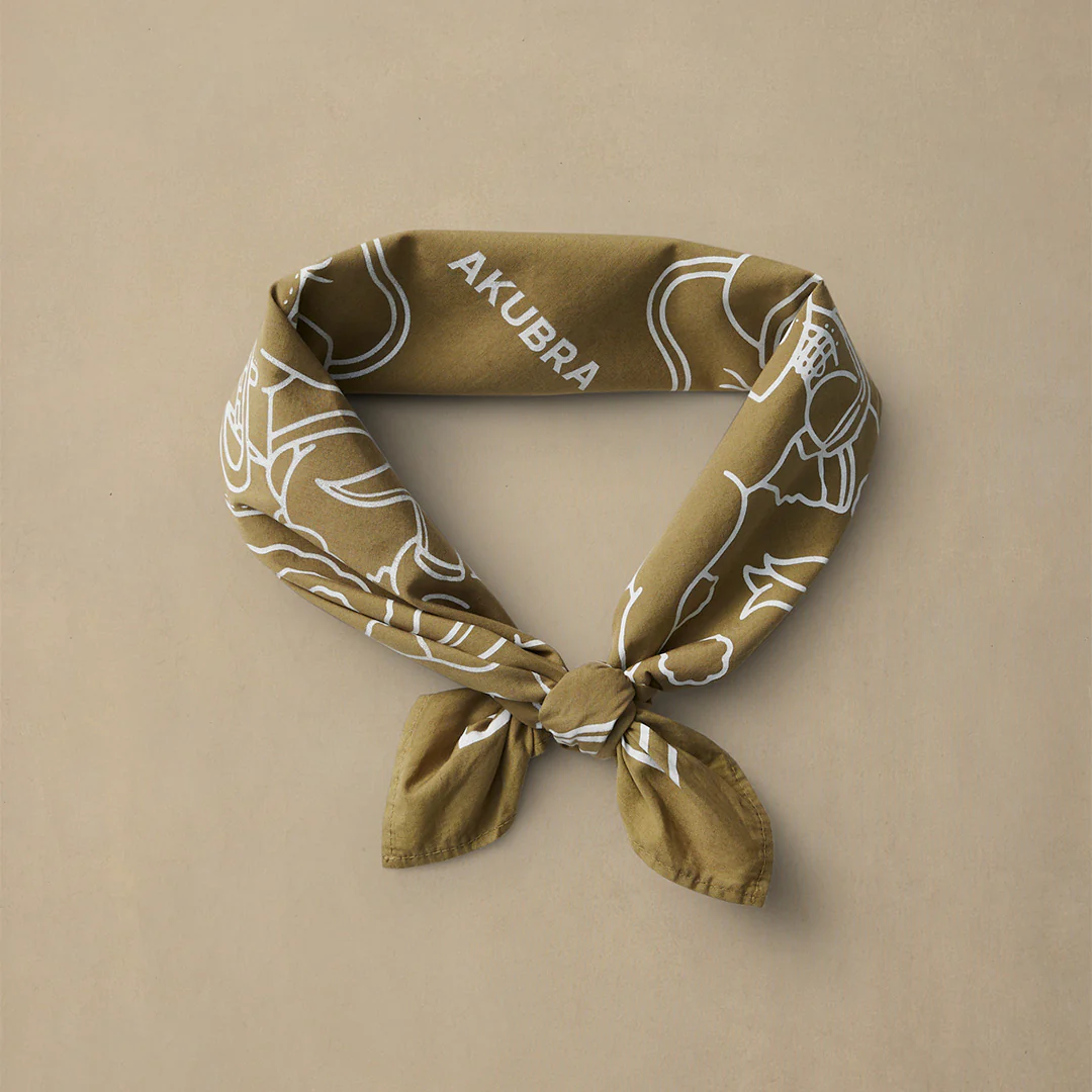 Akubra x Jake Ross – Limited Edition - Bandana 004 - Yarra Green