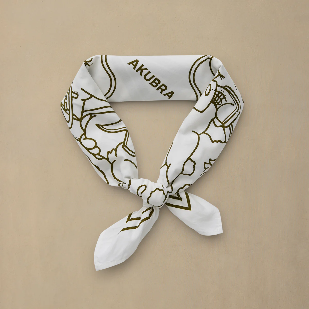 Akubra x Jake Ross – Limited Edition - Bandana 005 - Sandstone