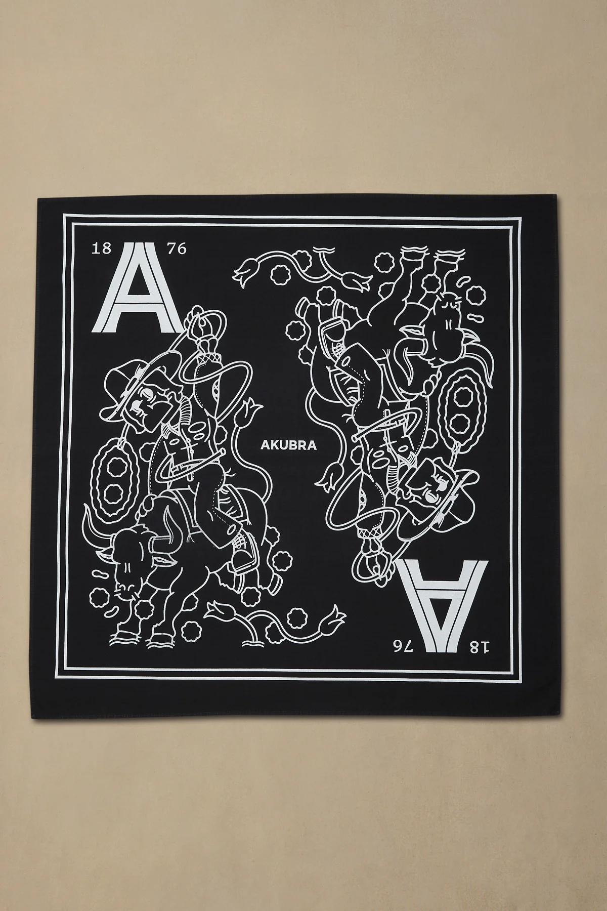 Akubra x Jake Ross – Limited Edition - Bandana 003 - Basalt