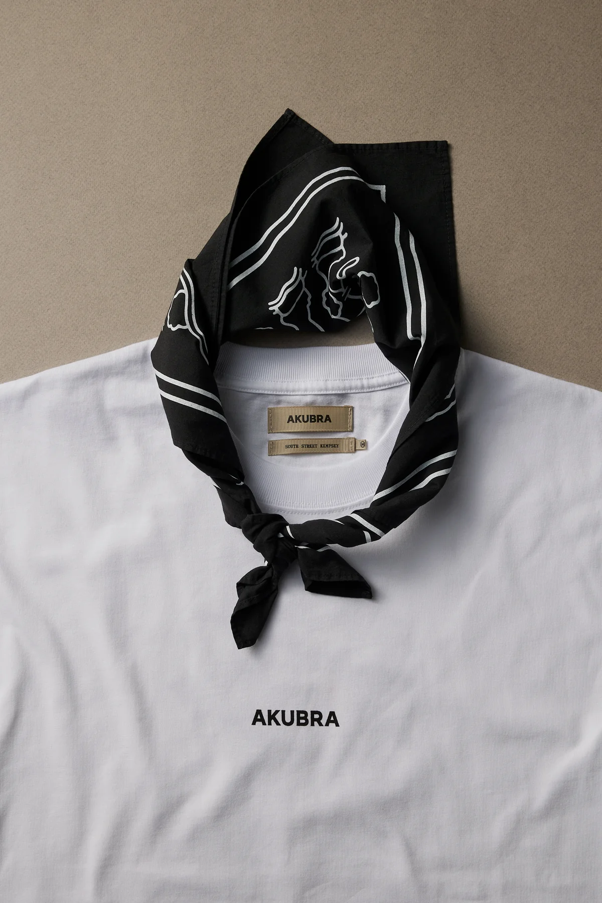 Akubra x Jake Ross – Limited Edition - Bandana 003 - Basalt