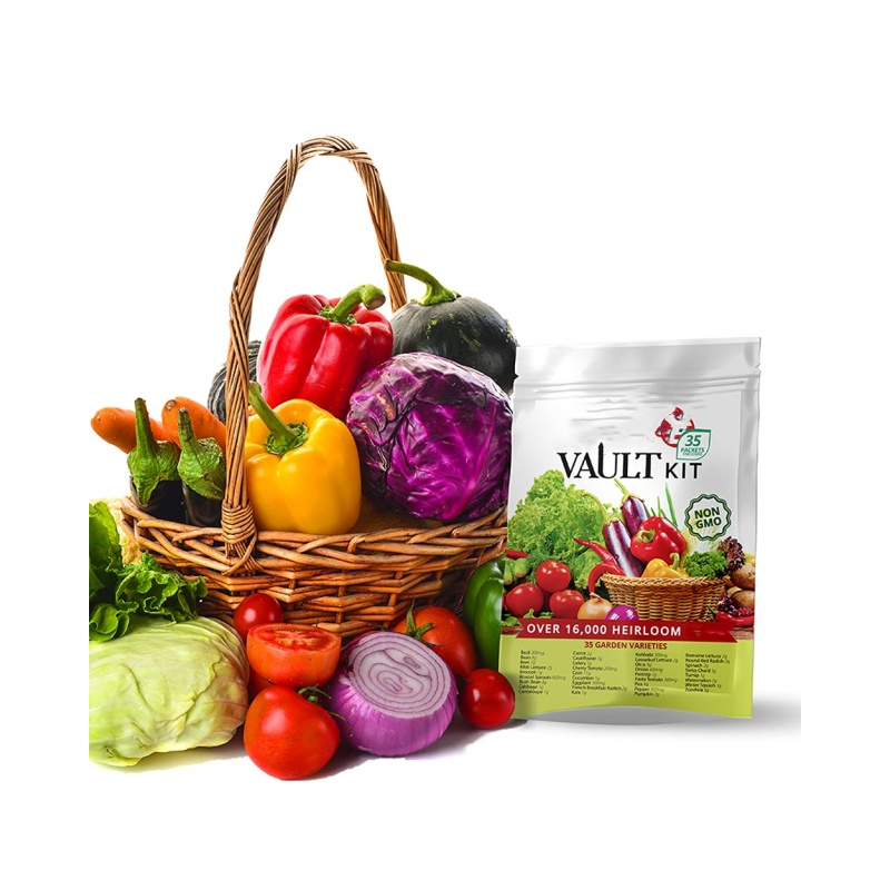 Hot Selling 35 Varieties Survival Vegetable  Garden Kit Heirloom Great for Gift Gardener or Mom