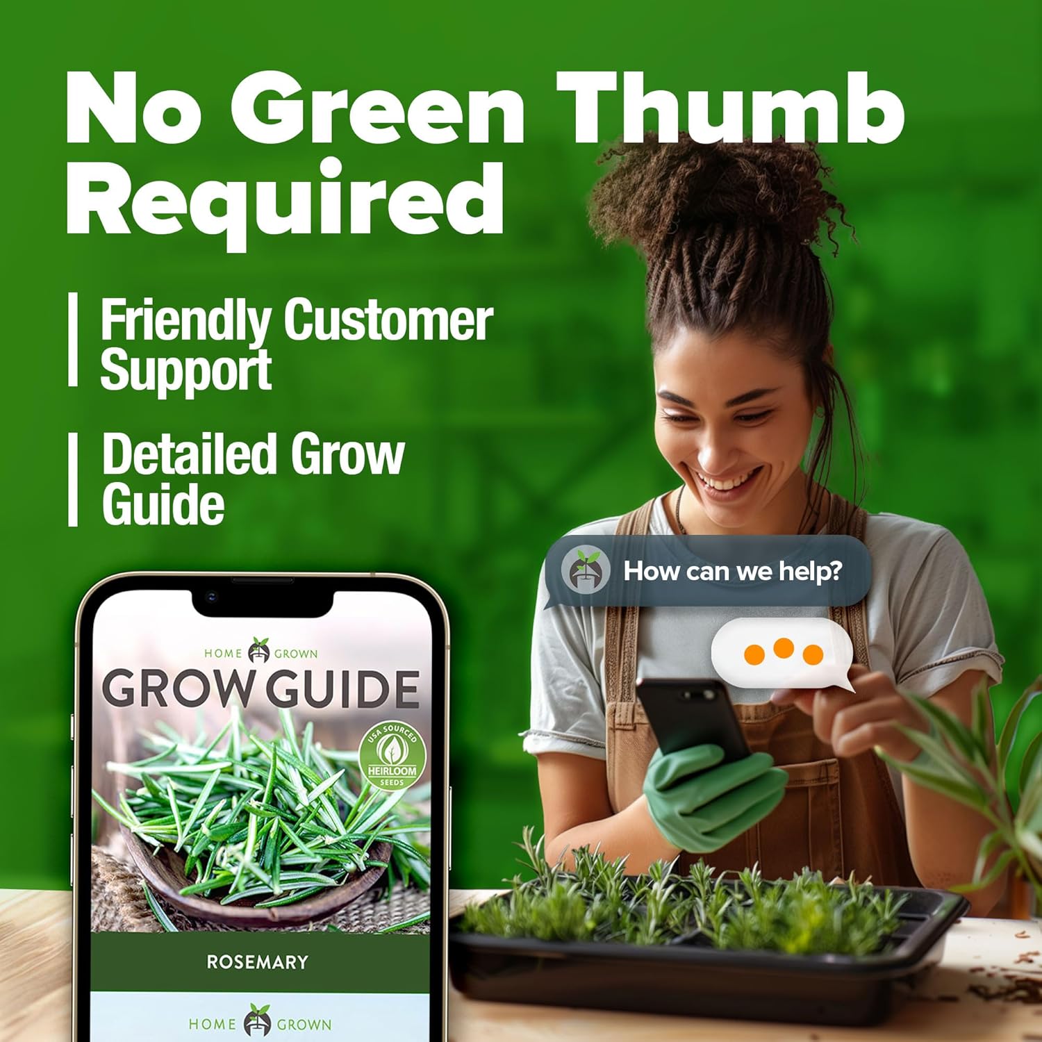 HOME GROWN Non GMO English Lavender Seeds 1,500+ Wildflower Seed for Planting Indoor/Outdoor, High Germination, Plant Flower Seeds (Lavandula antustifolia)