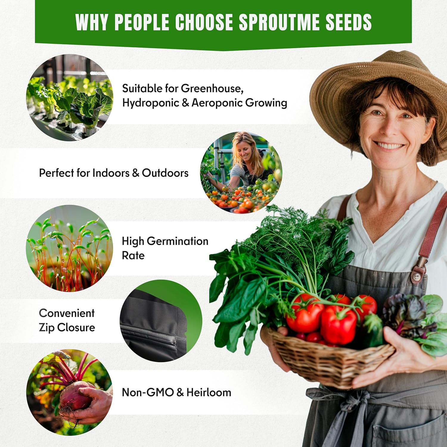 Cold Weather Vegetable Seeds – 20 Cold Tolerant Varieties, 3900+ Non-GMO Heirloom Seeds Indoor Outdoor Garden Starter Kit