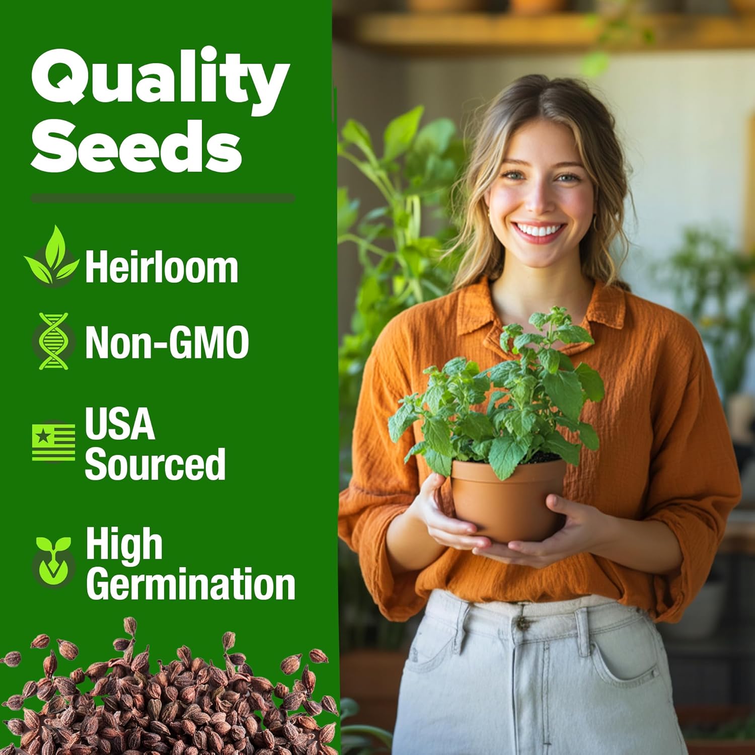 HOME GROWN Non GMO English Lavender Seeds 1,500+ Wildflower Seed for Planting Indoor/Outdoor, High Germination, Plant Flower Seeds (Lavandula antustifolia)