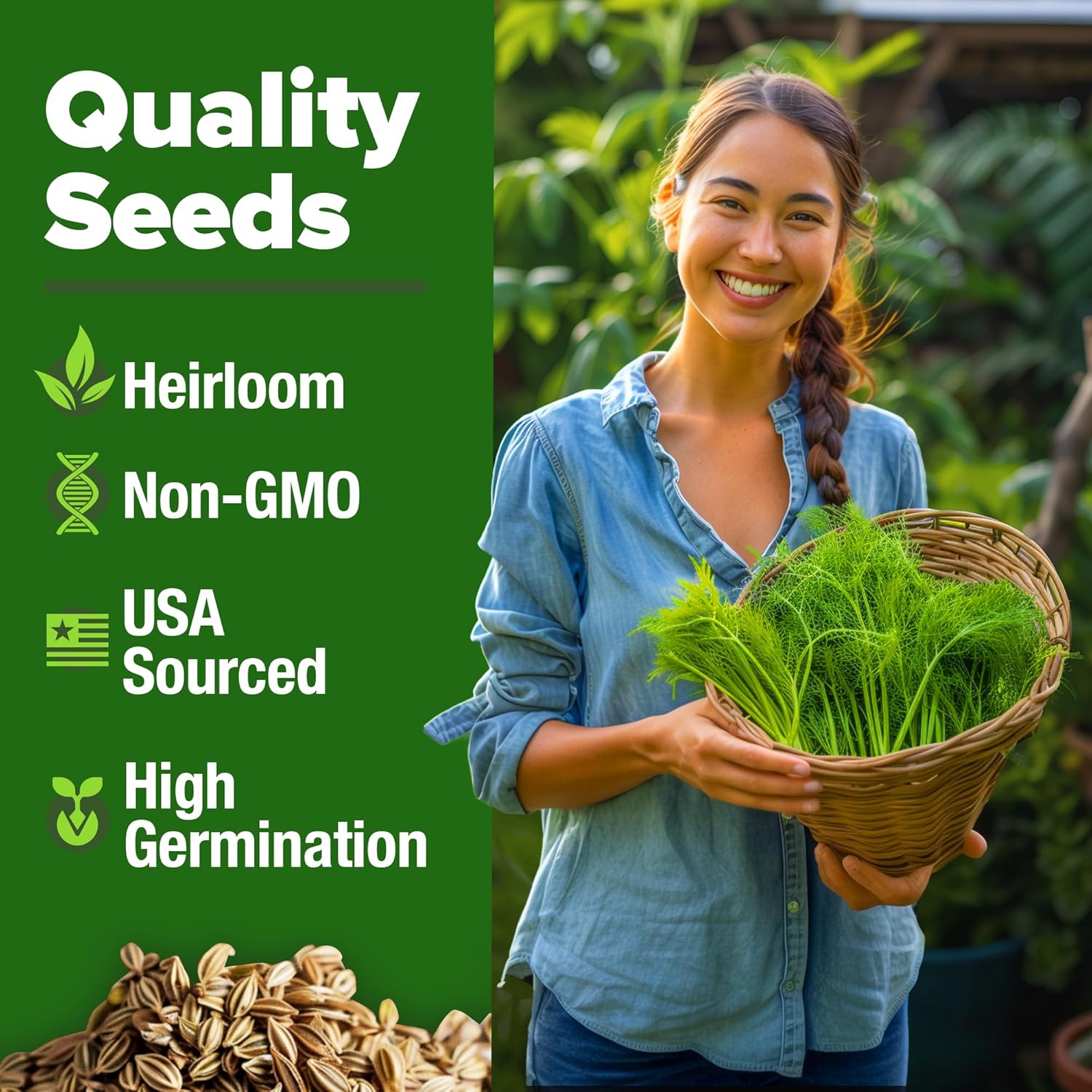 HOME GROWN Non GMO English Lavender Seeds 1,500+ Wildflower Seed for Planting Indoor/Outdoor, High Germination, Plant Flower Seeds (Lavandula antustifolia)