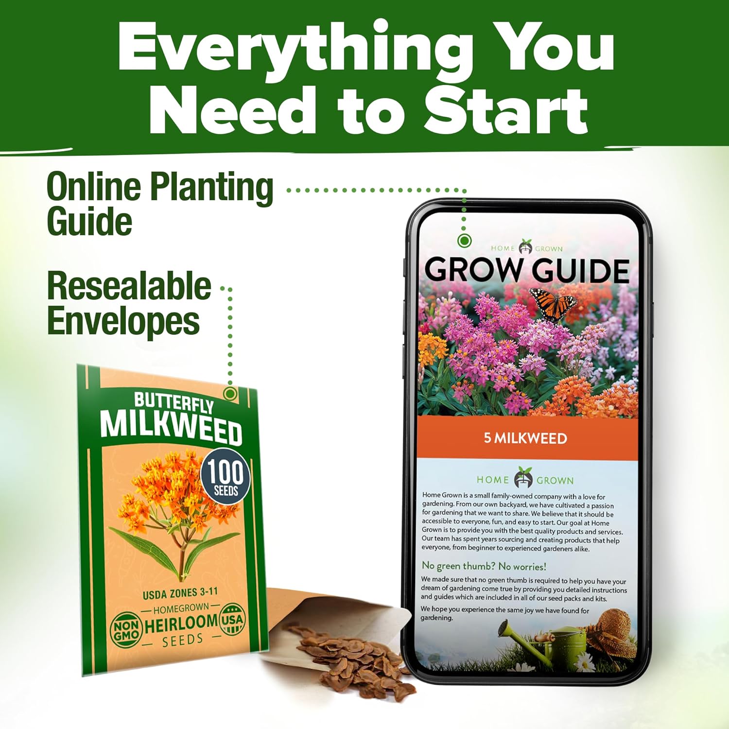 HOME GROWN Non GMO English Lavender Seeds 1,500+ Wildflower Seed for Planting Indoor/Outdoor, High Germination, Plant Flower Seeds (Lavandula antustifolia)