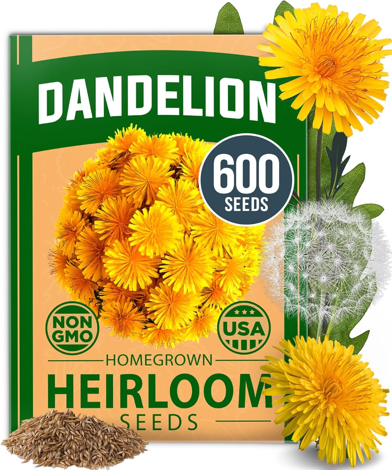 HOME GROWN Sunflower Seeds to Plant | 520+ Giant Mammoth Sunflower Seeds for Planting Bulk Packet | Heirloom, High Germination, Easy to Grow Jumbo Sun Flower for Home Garden(Helianthus annuus)