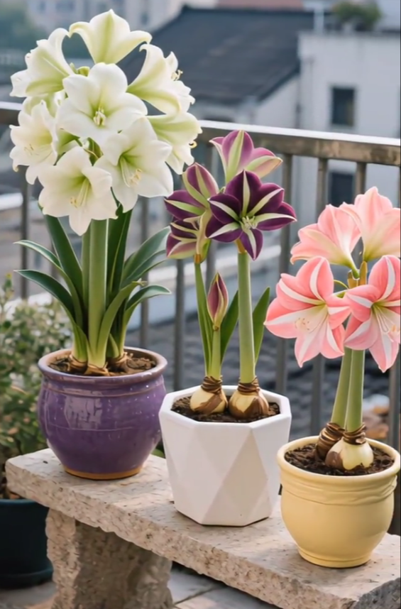 🌺Double-Petaled Perfume Amaryllis Bulbs – The Queen of Flowers 🌺