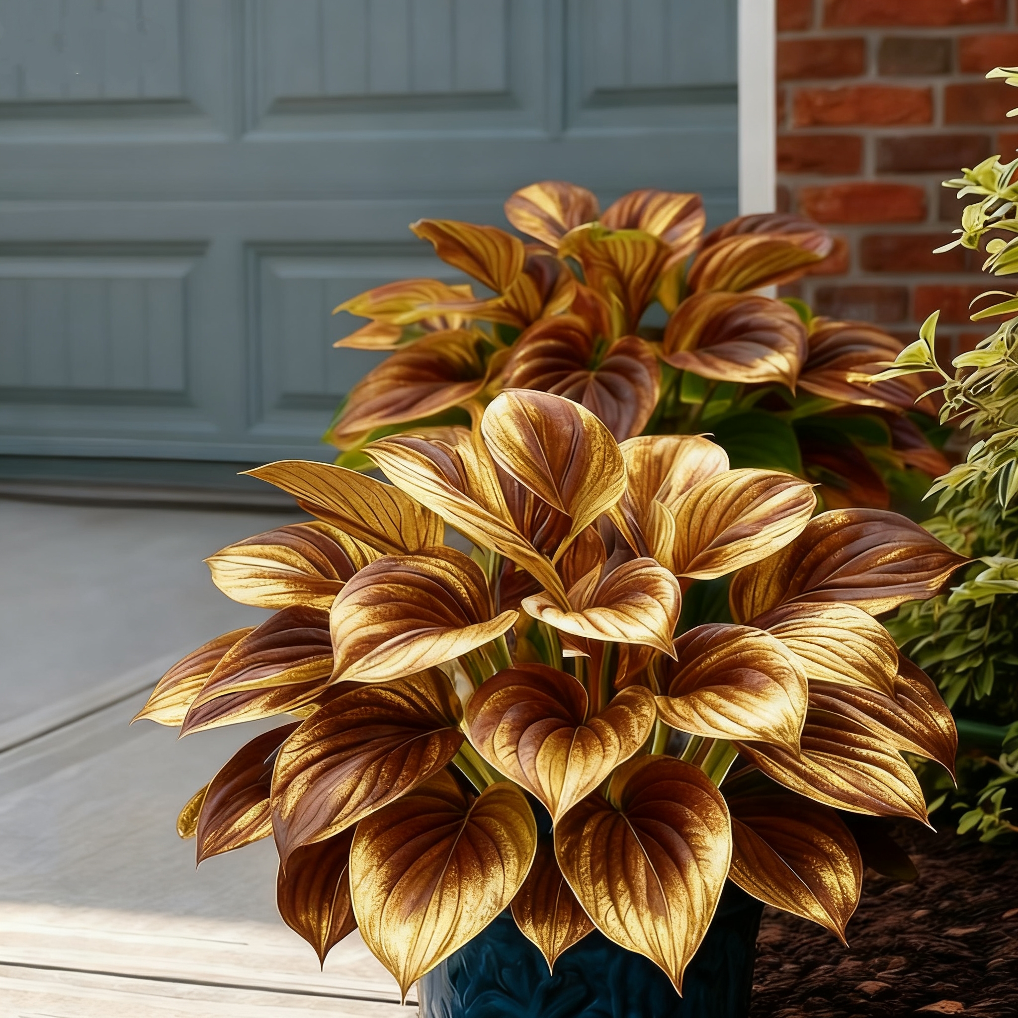 🌈🔥 Limited Edition Rainbow Flame Hostas -Rare Multicolor Foliage🌸