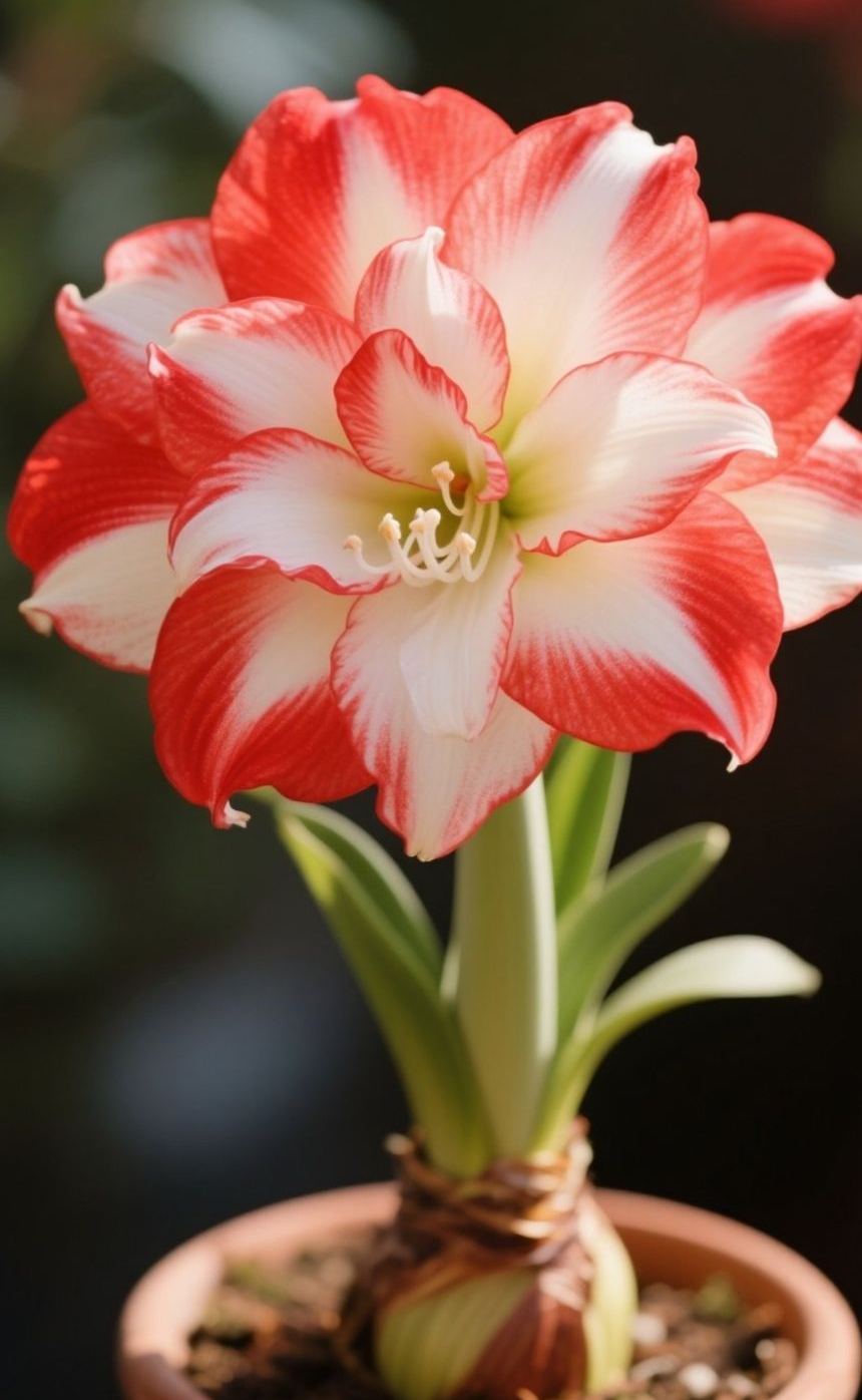 🌺Double-Petaled Perfume Amaryllis Bulbs – The Queen of Flowers 🌺