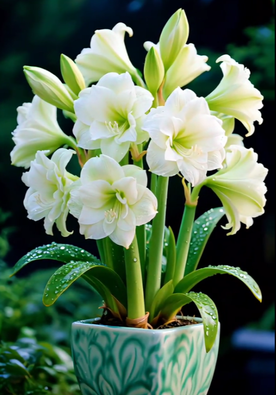 🌺Double-Petaled Perfume Amaryllis Bulbs – The Queen of Flowers 🌺