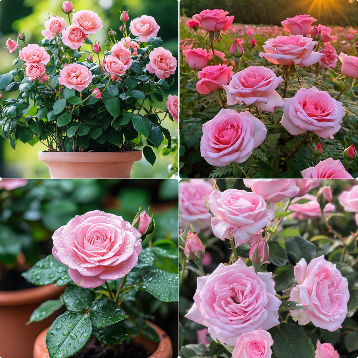 Pink Sunset Roses Seeds