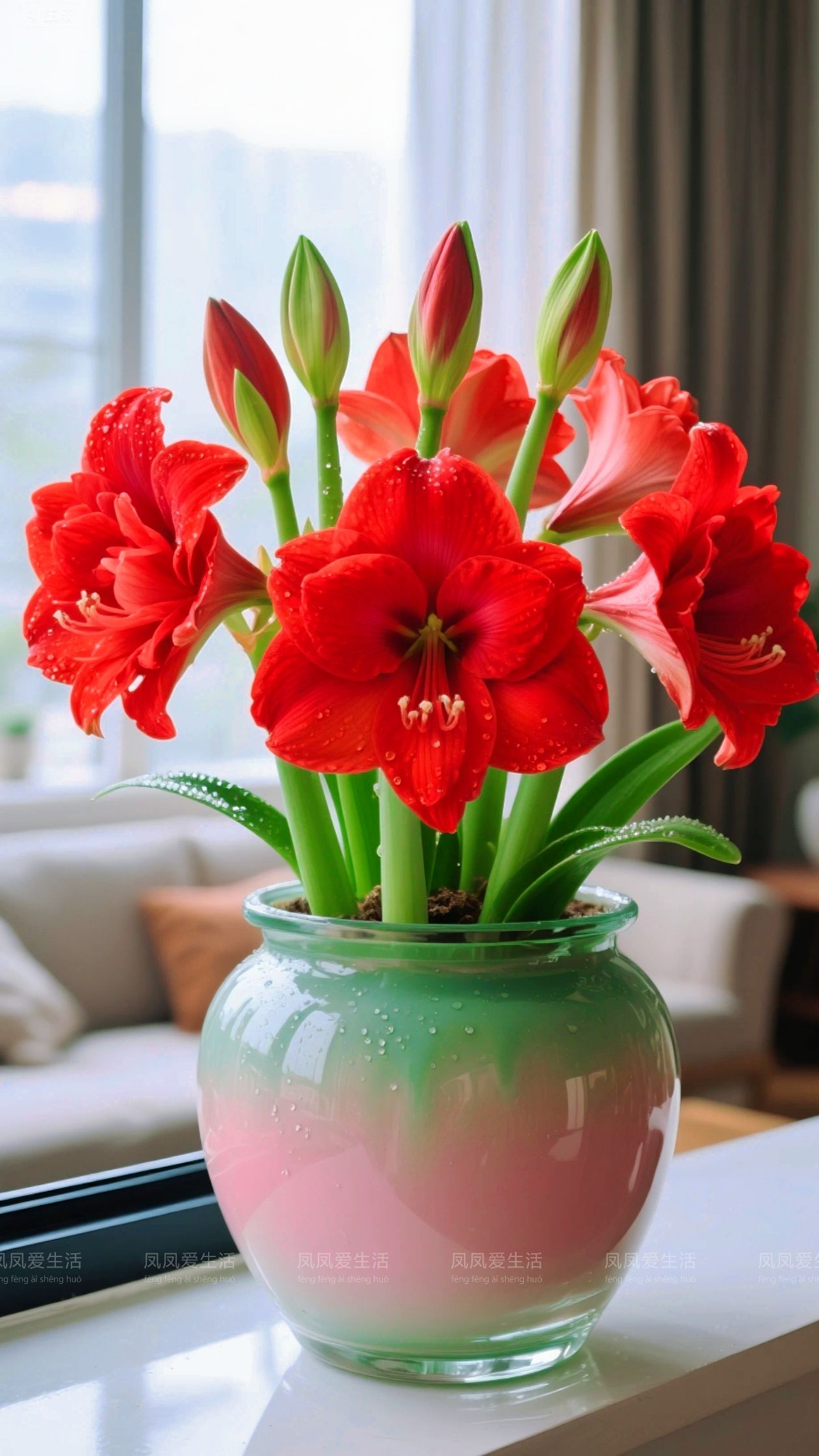 🌺Double-Petaled Perfume Amaryllis Bulbs – The Queen of Flowers 🌺