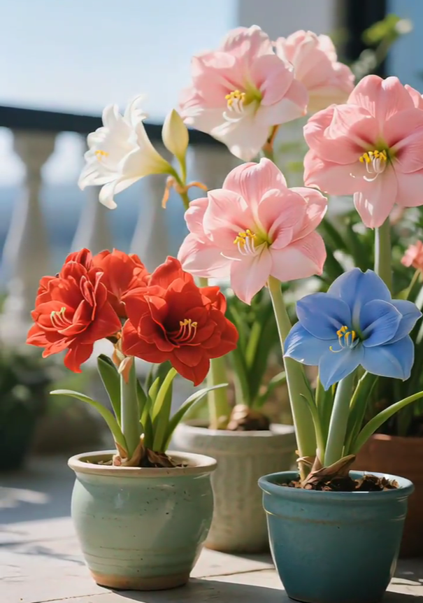 🌺Double-Petaled Perfume Amaryllis Bulbs – The Queen of Flowers 🌺