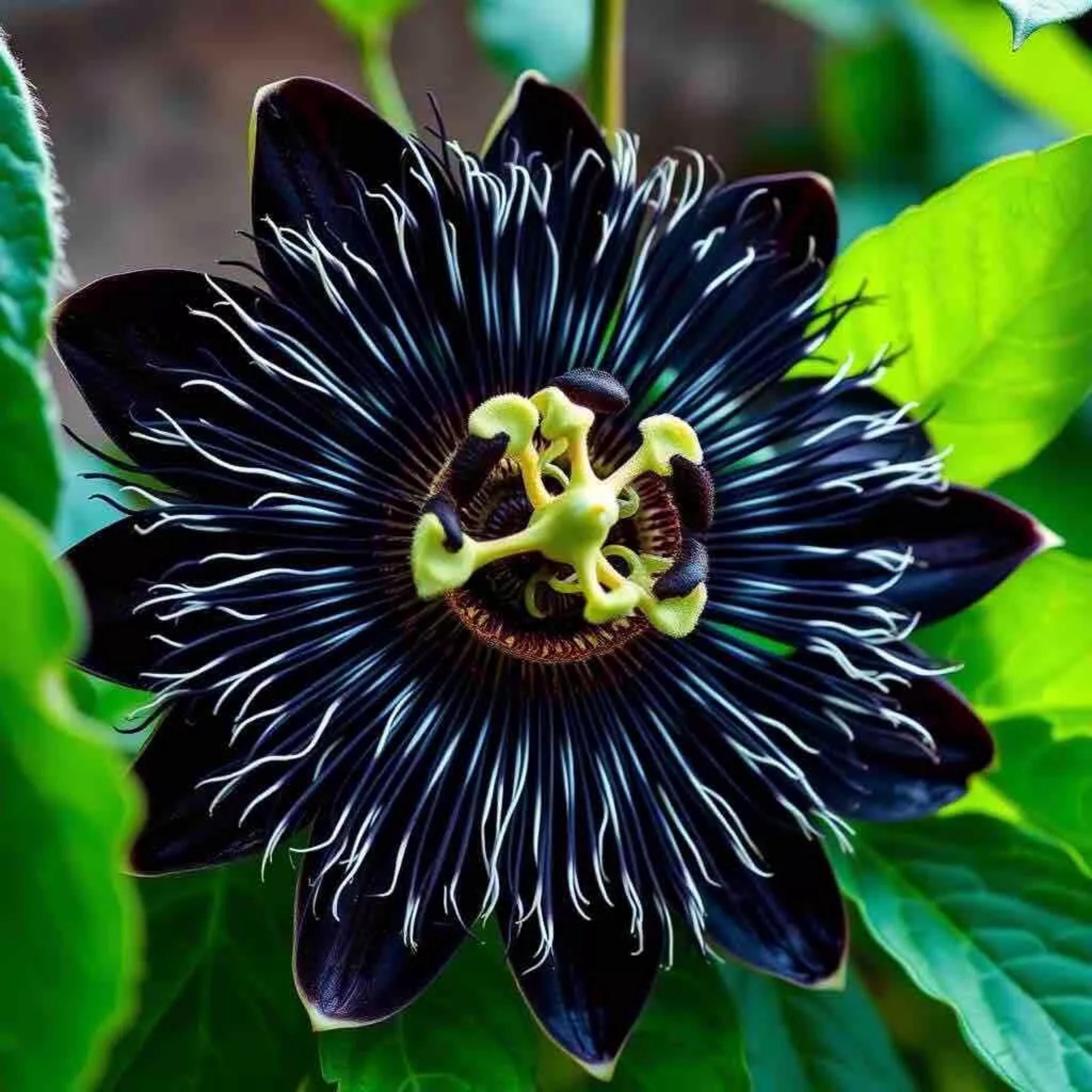 🌹 Black Passionflower (Passiflora caerulea)