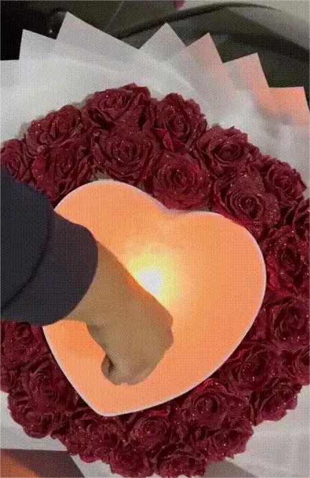 Discover the Photo Inside: An Everlasting Glitter Rose that Magically Reveals