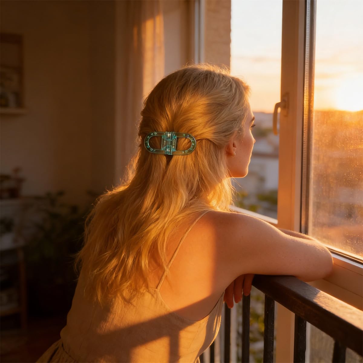 4 Pack Magnetic Hair Clips, Strong Hold No-Slip Magnetic Hair Styling Clips, Seamless 2-in-1 Design for Easy Everyday Hairstyles, Gentle on All Hair Types Strong Hold