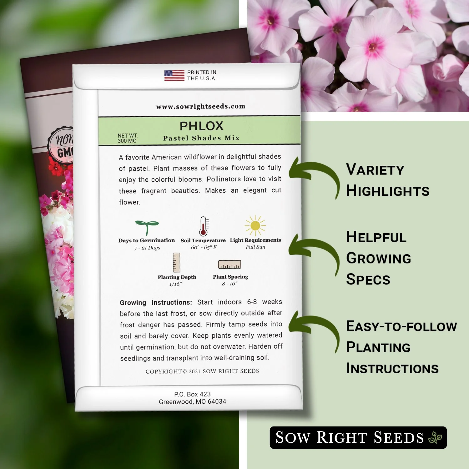 Pastel Shades Mixed Phlox