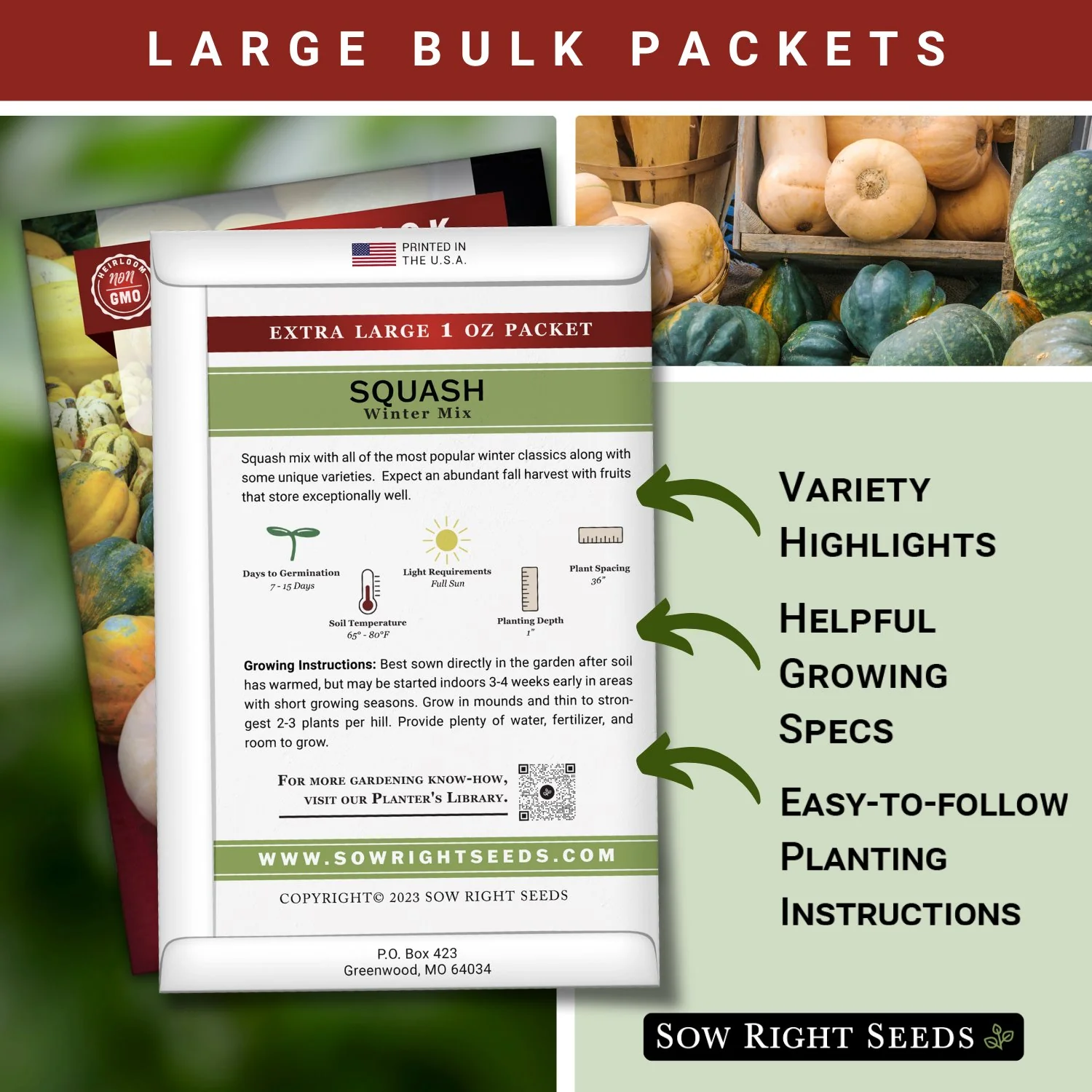 Bulk Winter Squash Mix 1 Ounce