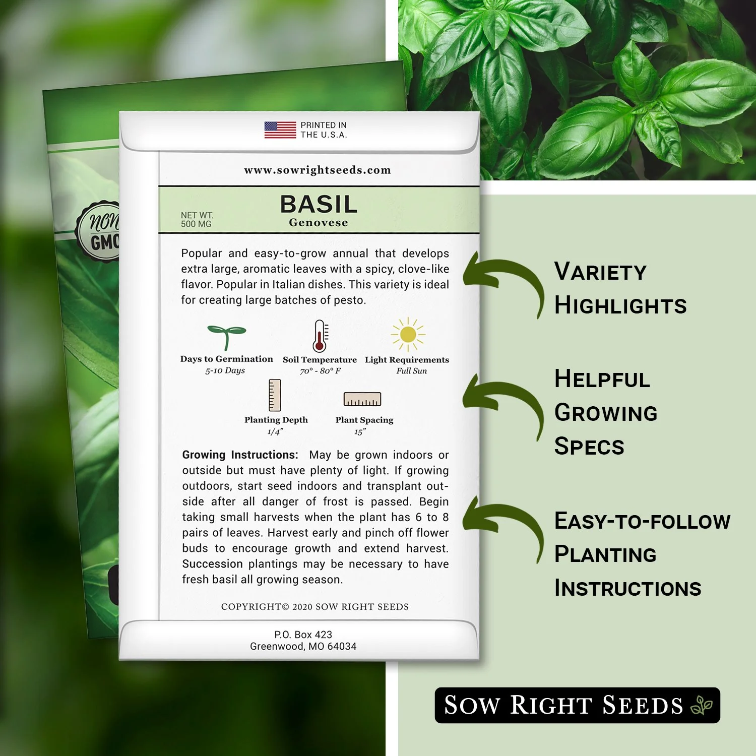 Genovese Basil Seeds