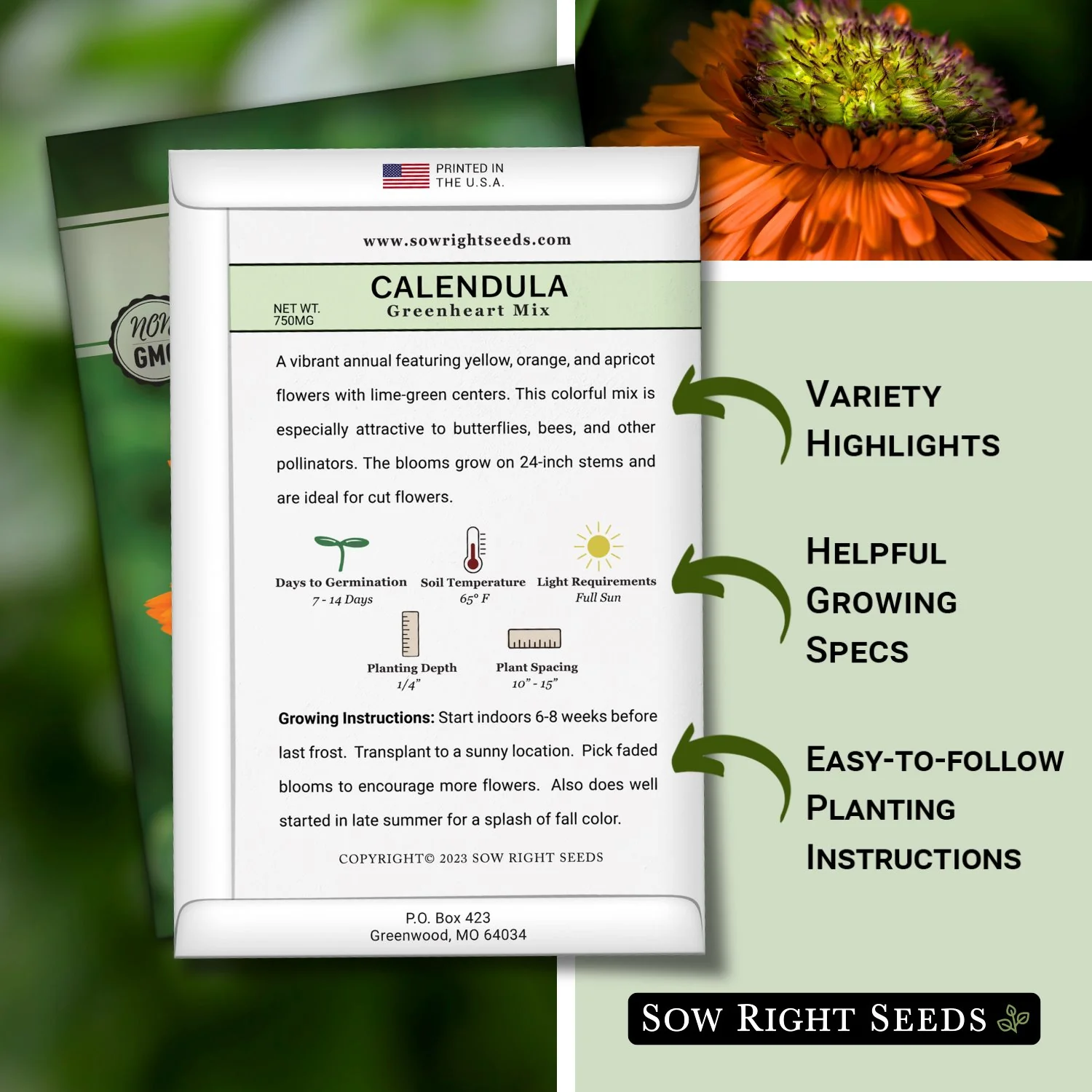 Greenheart Mix Calendula