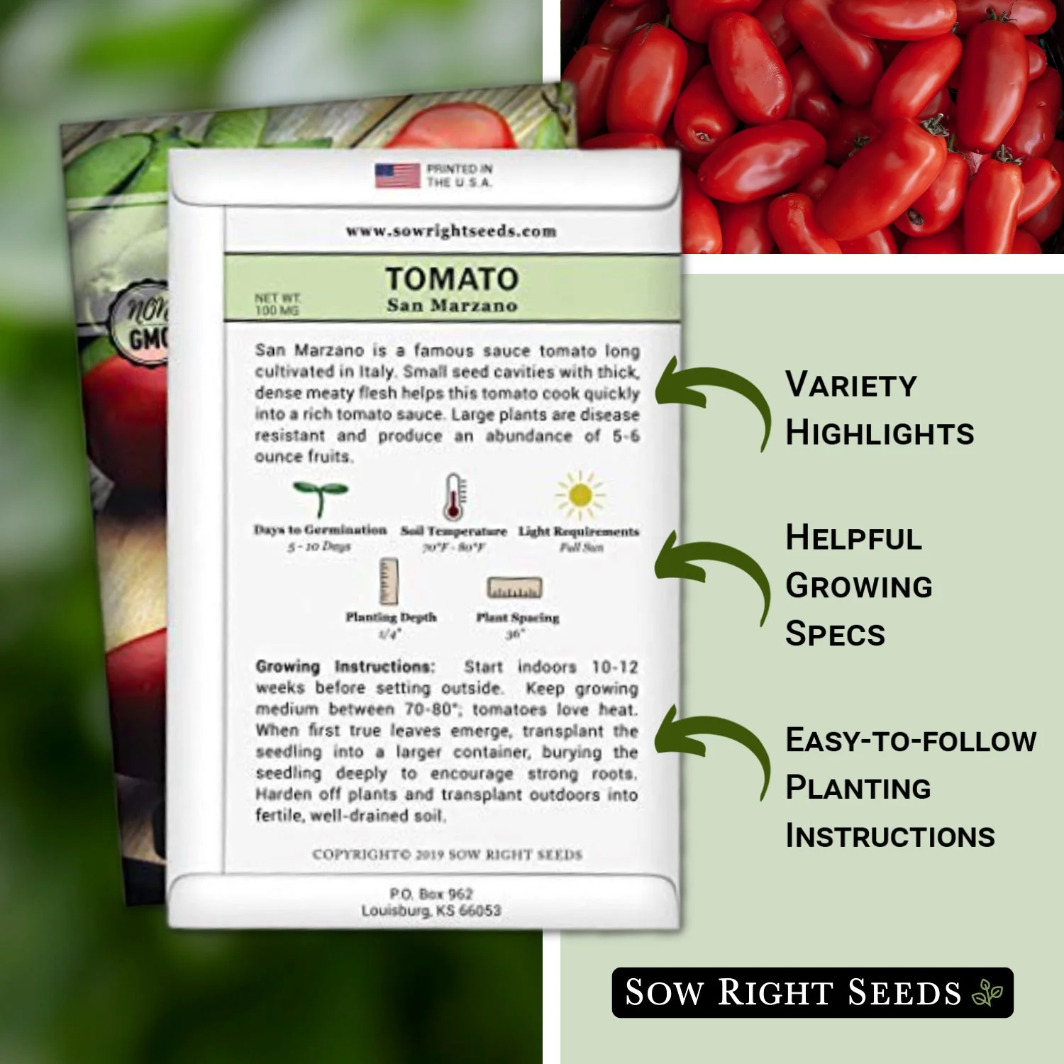 San Marzano Tomato Seeds