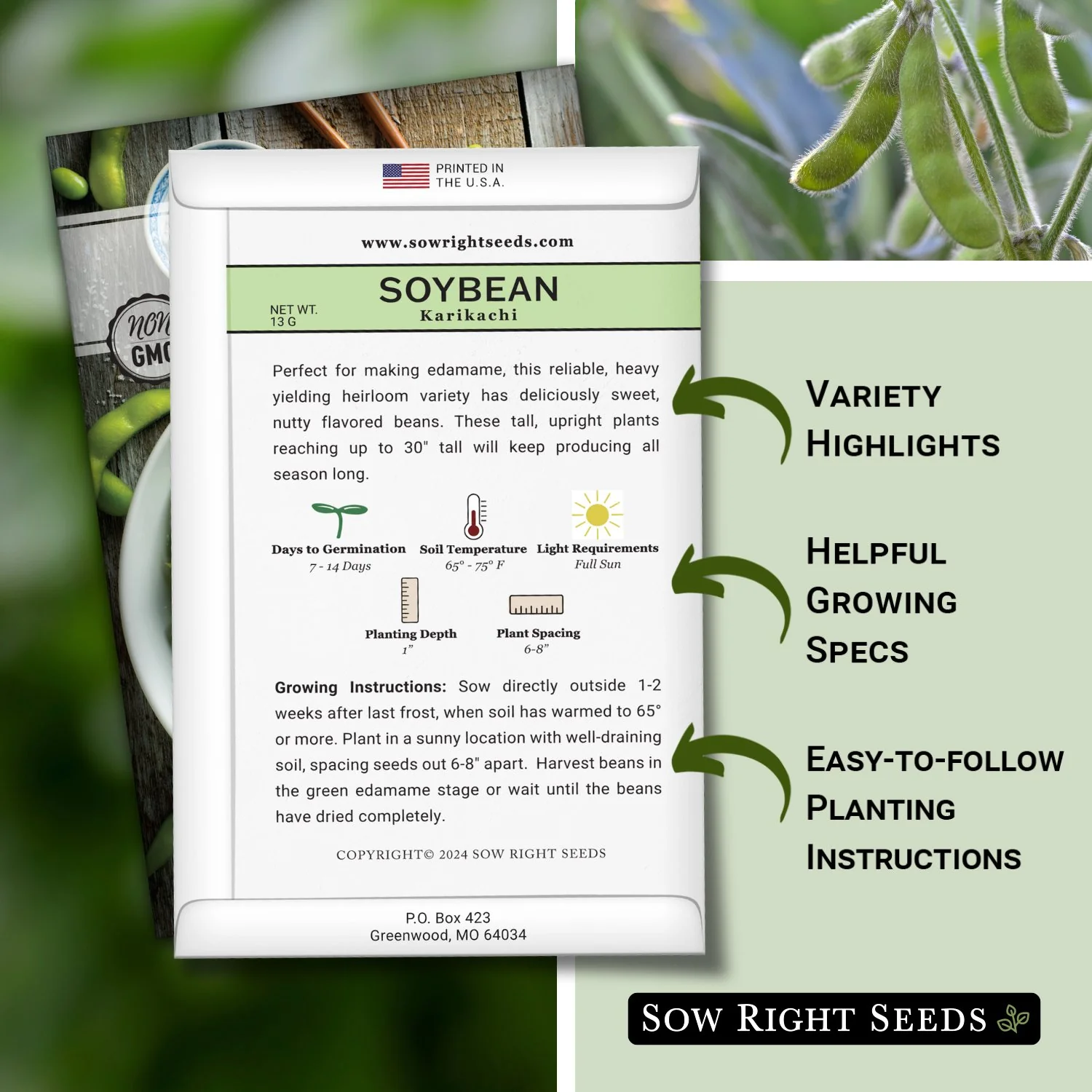 Karikachi Soy Bean Seeds